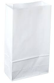 Kraft White SOS Bags