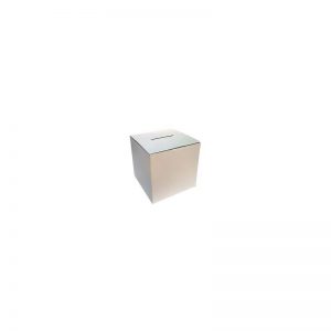 White Ballot Box – 10″ x 10″ x 9″