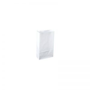 8 lb (6-1/4″ x 3-13/16″ x 12-1/2″) – White Kraft SOS Bags – 500 per case