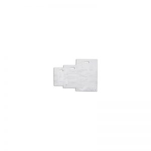 8-1/2″ x 11″ – Merchandise Bags, Hi-D, in white, 1000 per case – .60 Mil
